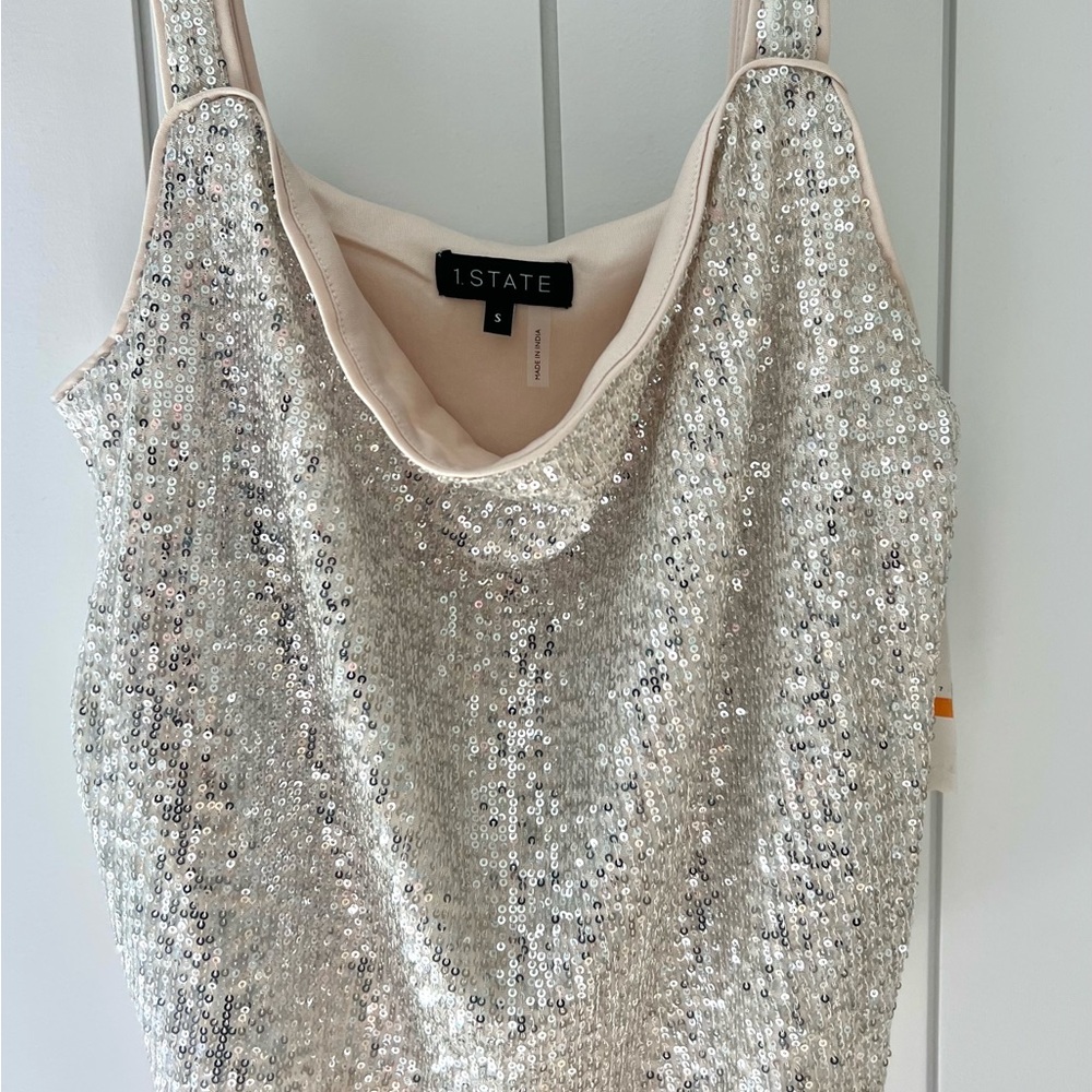 State Sequin Tank - Picture 2 of 5